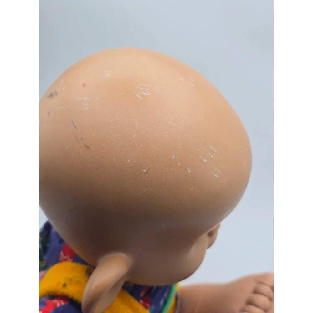 Vintage Little Big Ears Doll Boy First Generation No Hair Outfit Bald 14